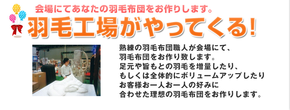 羽毛工場がやってくる!