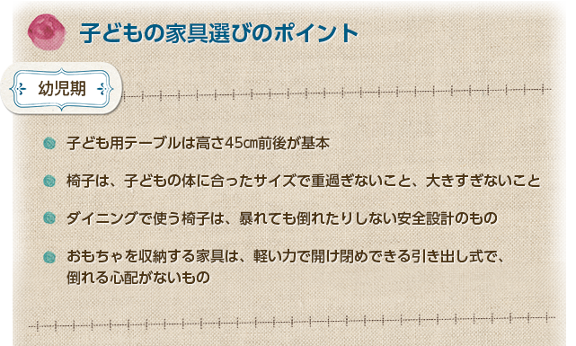 子供家具 幼児期