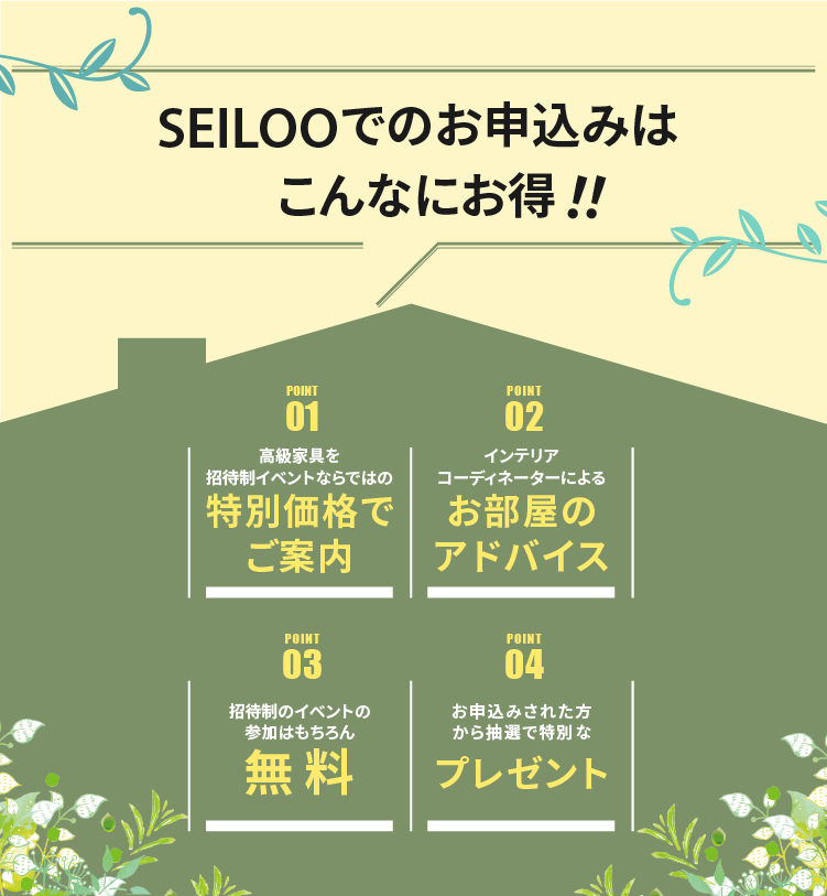 seilooでのお申し込みはこんなにお得